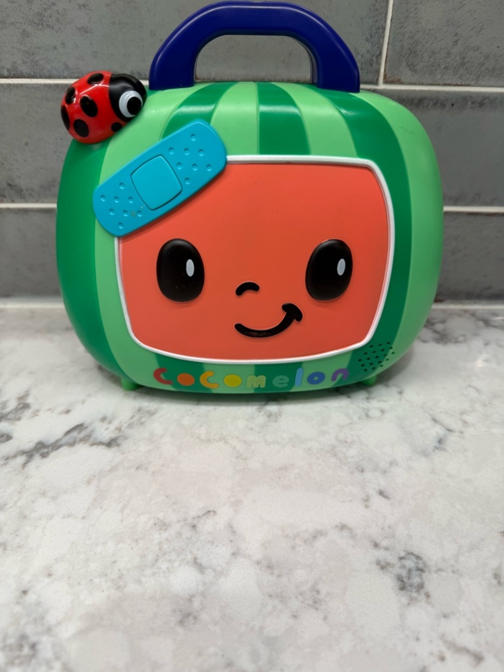 Green & Orange Kids Carry Toy Case